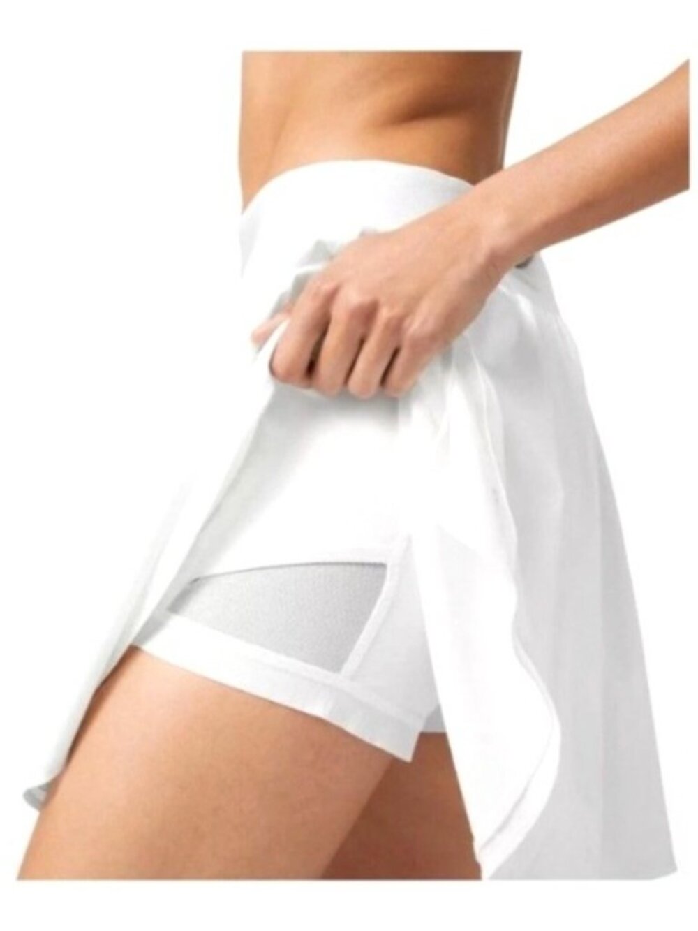 Lululemon Women's Sz 10 Tennis Skirt Built-In Shorts Court Rival High Rise Skirt